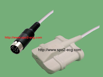 China Pediatric Datascope SPO2 Finger Sensor DIN 8 Pin 3m Cable CE Standard supplier