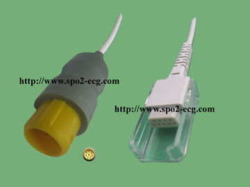 China Round 8 Pin SPO2 Extension Cable CSI Tech For MEK Patient Monitor supplier
