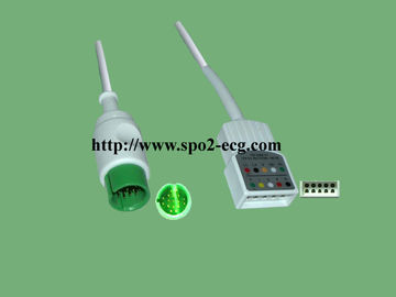 China Spacelabs ECG Patient Cable 17 Pin Fully Compatible With Grabber / Snap supplier