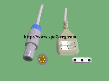 China Creative / Spurt ECG Lead Cable , TPU Medical Lead Shielded Cable supplier
