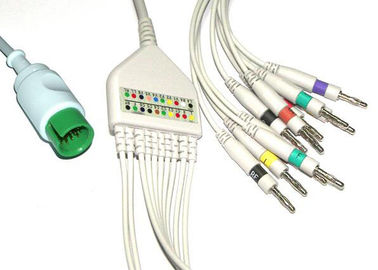 China Spacelabs EKG Machine Cable Multilink 10 Leads For Medical Monitor supplier