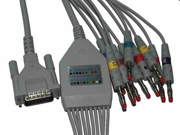 China Schiller Medical Cables Flexibility And Durability IEC AHA With 10 Leads supplier