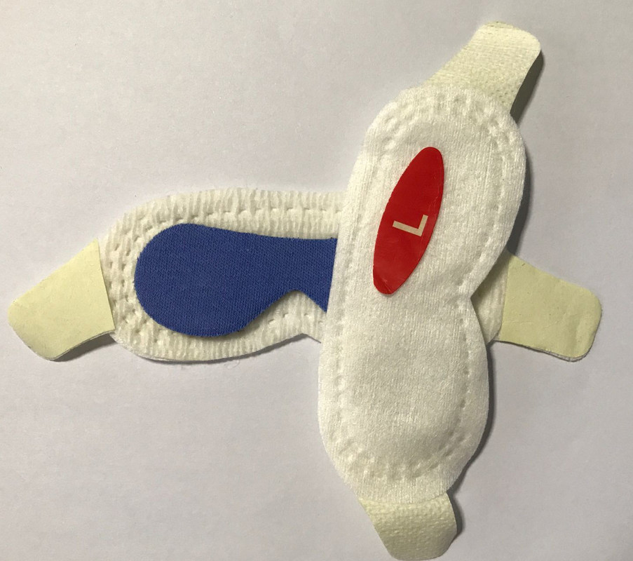 L S M Size Disposable Neonatal Phototherapy Eye Mask 2433cm Eco Friendly