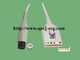 IEC AHA Philips 5 Lead Ecg Cable Round 8 Pin 12 Feet With Clip / Snap supplier