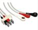 TPU Philips ECG Cables / Lead Shielded Cable 3.6 Metre For All AA- Plug System supplier