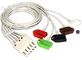 TPU Philips ECG Cables / Lead Shielded Cable 3.6 Metre For All AA- Plug System supplier
