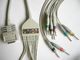 EK-10 Surgical Plastic EKG Machine Cable Single Piece IEC And AHA supplier