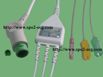 China Bruker ECG Lead Cable Flexibility And Durability 3.6 Meter 6-12 Month Warrenty supplier