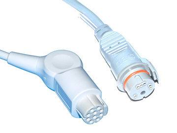 China Datex Edwards Transducer Adapter Cables Latex Free 10 Pins ISO 10993-5 Certificate supplier