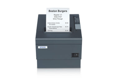 Black POS Thermal Receipt Printer , Wireless Thermal Label Printer 150mm/S Speed supplier