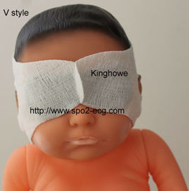 Nonwoven Fabric Eye Protection Mask V Style Infant Baby Products Blue And White Color supplier