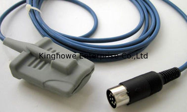 Pediatric Datascope SPO2 Finger Sensor DIN 8 Pin 3m Cable CE Standard supplier