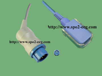 Compatible Round 10 Pin Spo2 Cable 8ft For Kontron 7138 7840 7845 Blue Color supplier