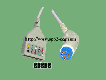 12 Feet ECG Wires / TPU ECG Patient Cable 10 Pin Compatible Artema supplier