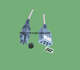 Colin 5 Lead ECG Cable BP88 / BP306 , ECG Trunk Cable CE Standard supplier