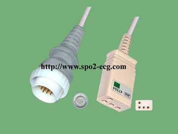 Durable NEC 3 Lead Ecg Cable 16 Pin With Accurate Measurement Insulated Type supplier