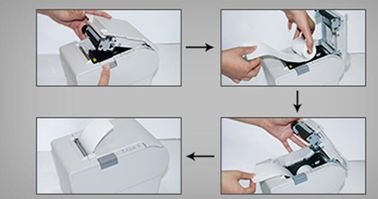 2 Inch Auto Cutter Thermal Receipt Printer / White Wireless Thermal Label Printer supplier